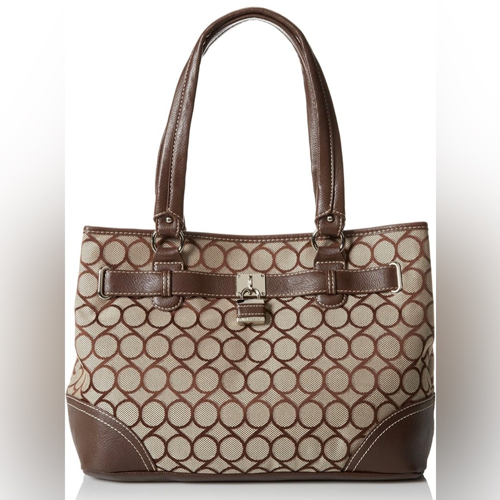 Nine West 9s Jacquard Satchel Handbag - NEW